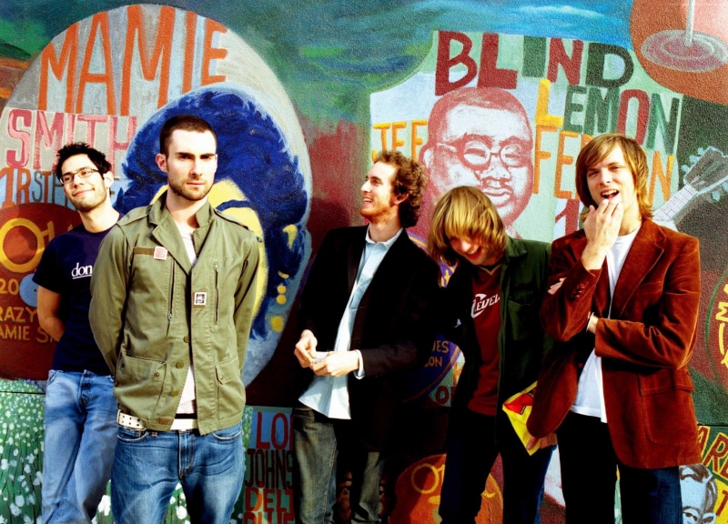 2K, Maroon 5 Top music artist and bands, actor, singer