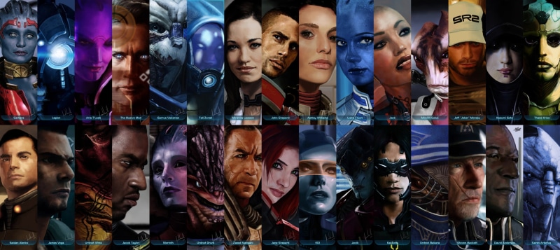 moreau, jane, grunt, tali, krios, massani, taylor, john, bakara, illusive, samara, jack, the, you soni, kai, kaidan, man, jeff, garrus, zorah, 1080P, hackett