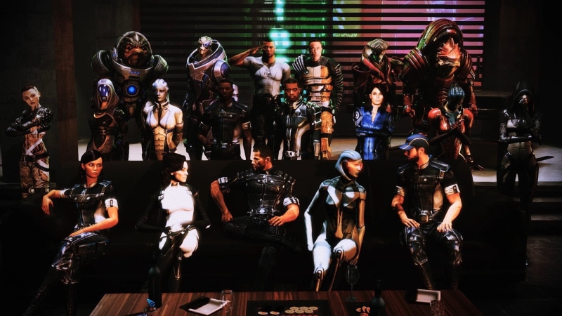 Grunt (Mass Effect), Ashley Williams, young men, Kasumi Goto, women, arts culture and entertainment, adult, James Vega, Commander Shepard, young adult