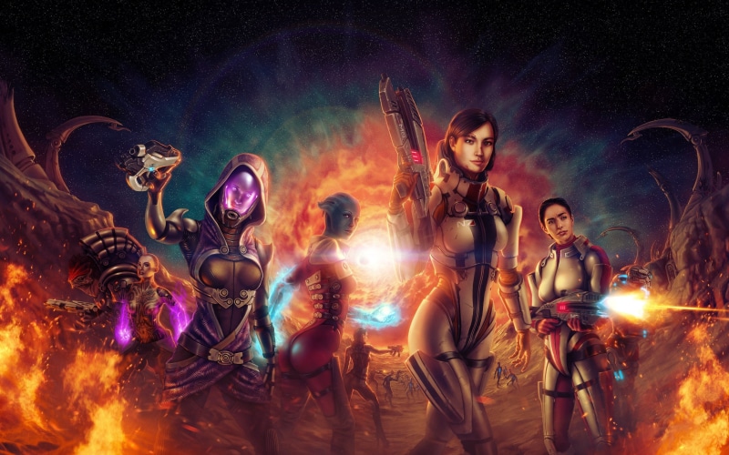 shepard, vakarian, tsoni, husk, miranda, rayya, jacob, femshep, reaper, jack, subject, nar, williams, wrex, commander, ashley, 4K, urdnot, garrus, mordin