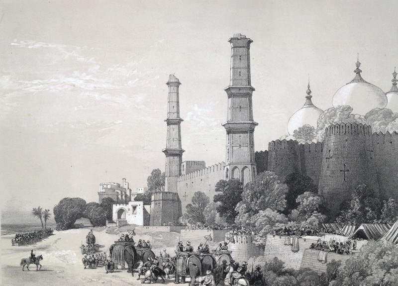 spirituality, religion, cultures, day, Palace, sky, duleep, historical, belief, Duleep Singh, Maharajah Duleep Singh, singh, building, entering, black And White
