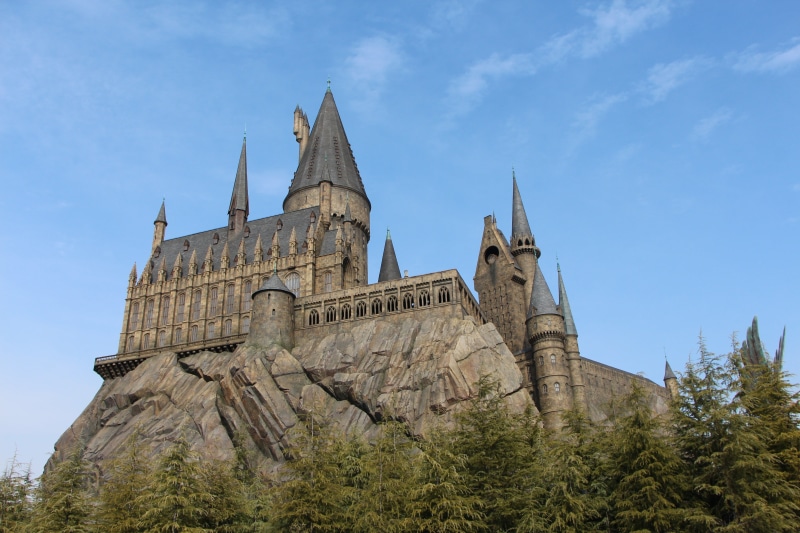 building, gothic style, palace, travel, low angle view, fun, landscape, architecture, travel destinations, building exterior, built structure, place of worship