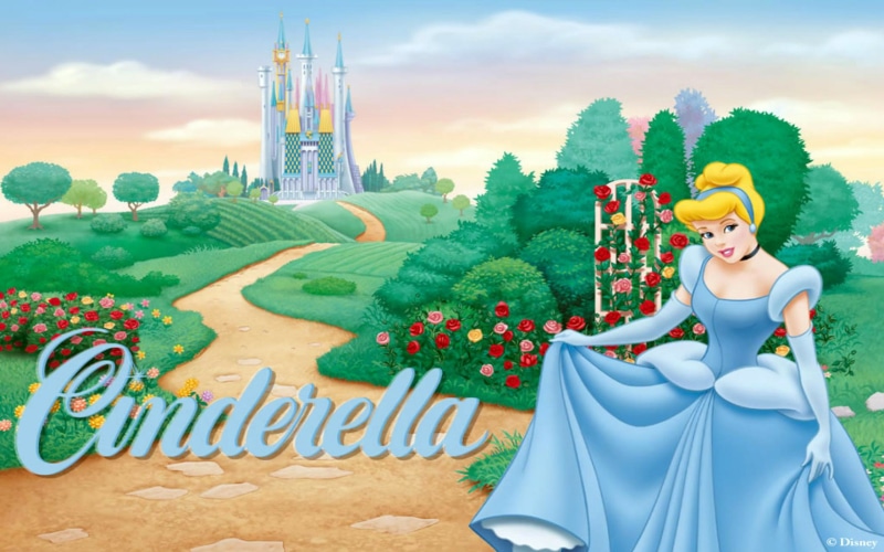 white, princess, 2K, beauty, desktop, images, cartoons, cinderella, castle