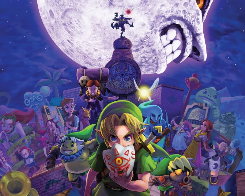 720P, skull kid  Anju  The Legend of Zelda: Majoras Mask  The Legend of Zelda  video games  Cremia  Link  Happy Mask Salesman