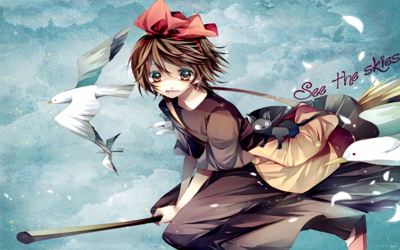 birds, witches, delivery, 720P, kiki 039 s, brooms, service, kiki, tsukiho, cats, tsukioka