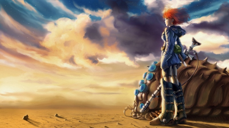 wind, 1080P, adventure, nausicaa, anime, valley, fantasy