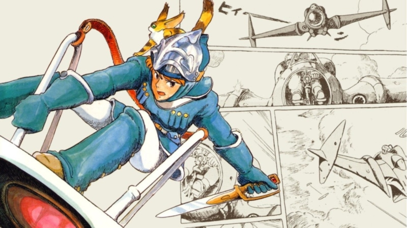anime, adventure, valley, nausicaa, fantasy, wind, 1080P