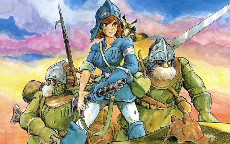 wind, adventure, 1080P, nausicaa, valley, anime, fantasy