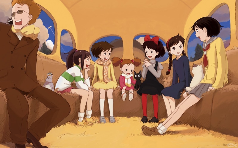 anime boys, anime, 720P, Studio Ghibli, Kikis Delivery Service, Spirted Away, anime girls