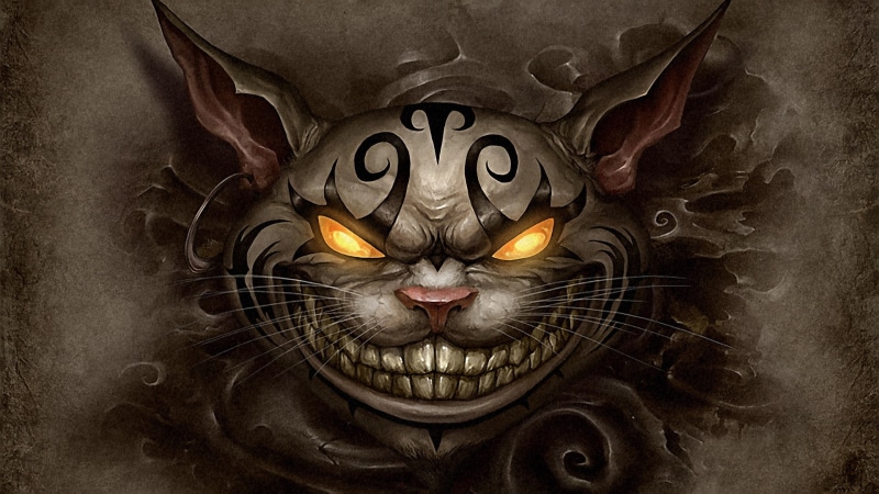 alice madness returns, 1080P, smile, eyes, cheshire cat, picture