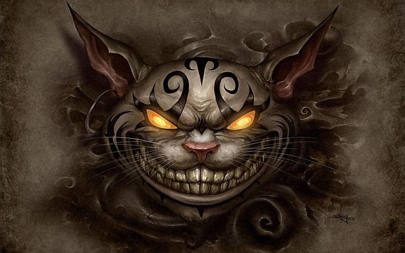 alice, cheshire, returns, artwork, cat, madness, 1080P