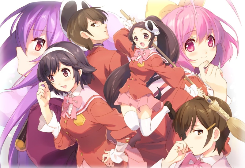 pink color, The World God Only Knows, Elsee de Ruth Ima, real people, Takahara Ayumi, Katsuragi Keima, women, Haqua du Lot Herminium, costume, representation