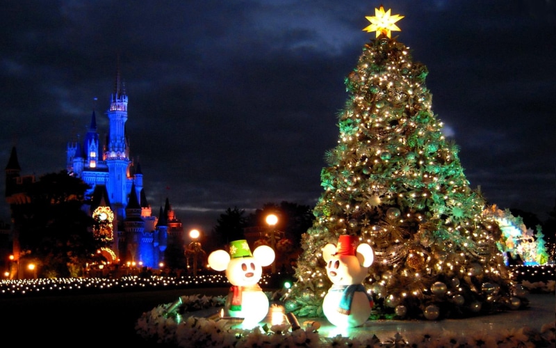 celebration, fairy tale, tokyo disneyland, lights, holidays, 1080P, castle, magic, 3d and abstract, kingdom