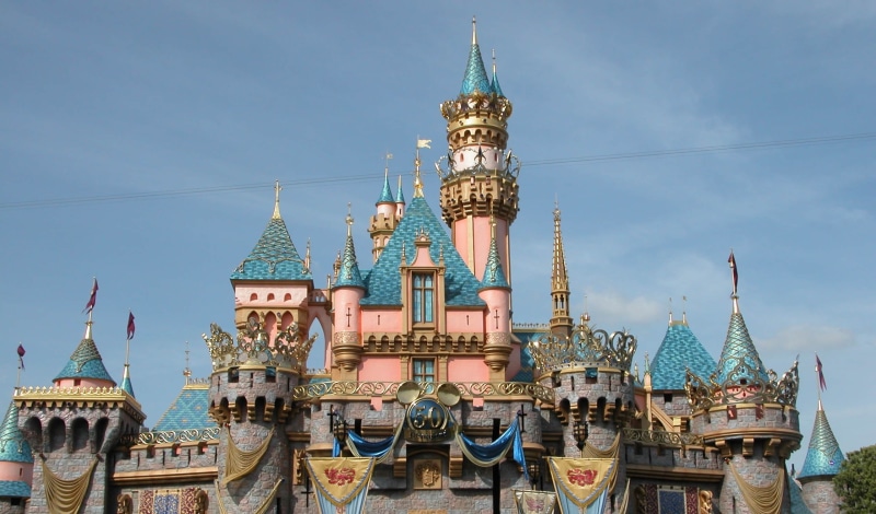 nature, art and craft, clear sky, Sleeping Beauty, ornate, california, history, day, building, usa, us, children, united states, place of worship, the past