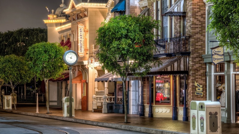 clock face, outdoors, no people, built structure, street, travel destinations, residential district, lighting equipment, tree, clock, architecture, illuminated