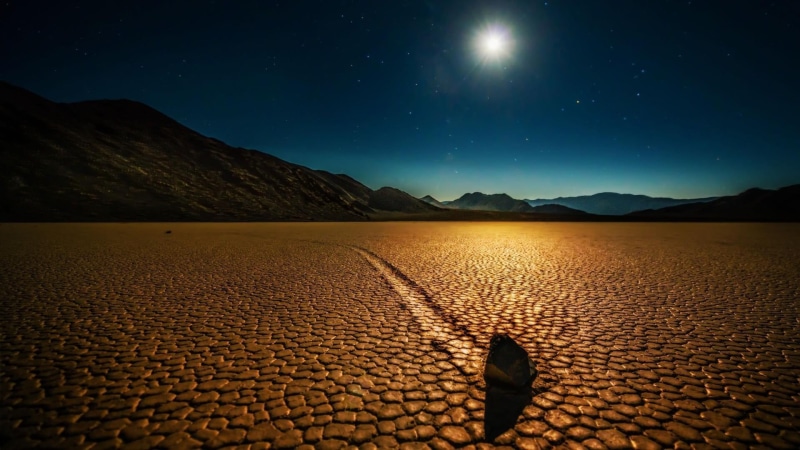 horizon, death valley, land, darkness, night sky, desert, california, sky, tranquility, tranquil scene, barren, outdoors, star - space, mountain range