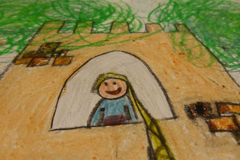 wood - material, rapunzel, castle, paint, creativity, architecture, painting, no people, rusty, drawing, full frame, fairy tales, textured, pattern, plait