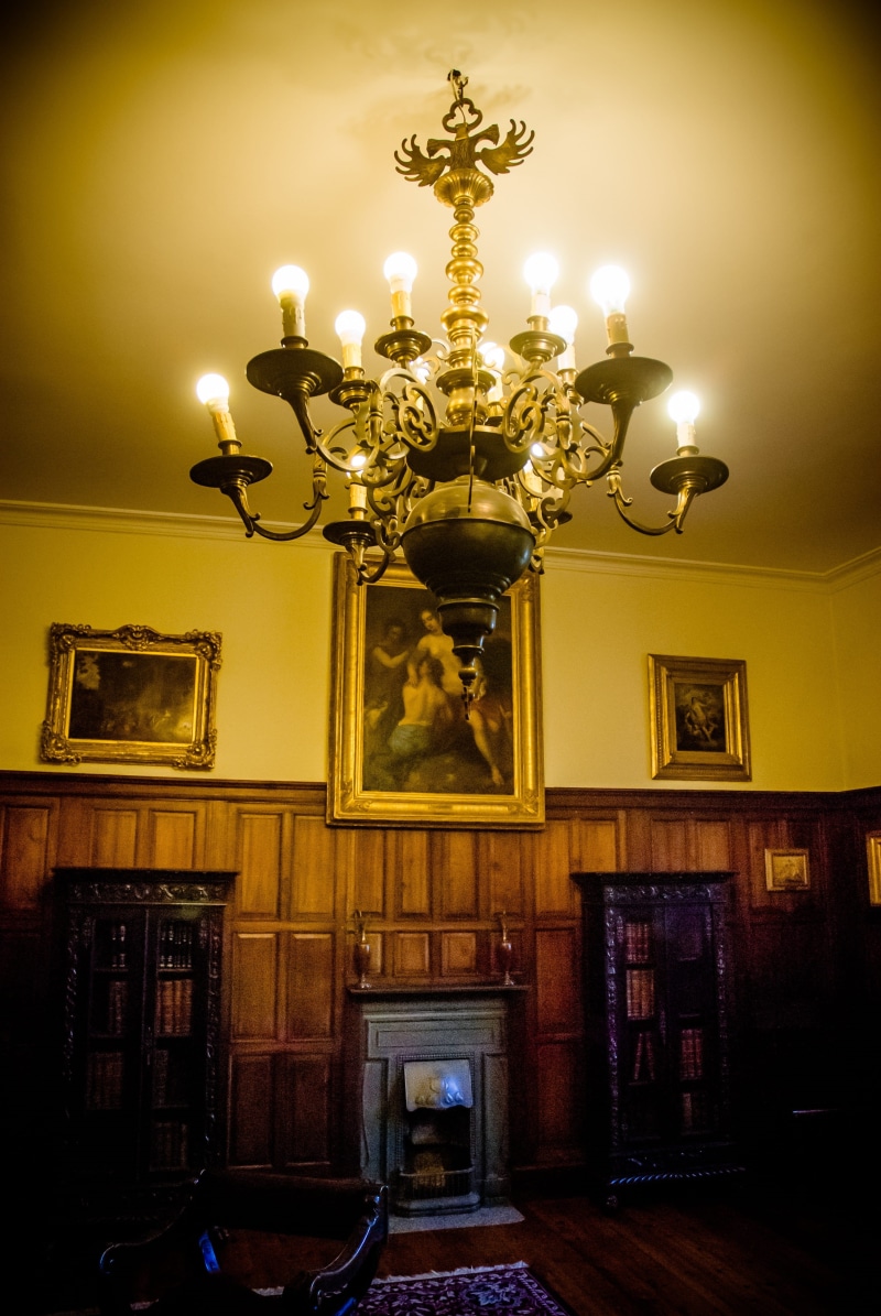 electric lamp, palace, antique, glowing, luggage, low angle view, built structure, ceiling, room, art, castle, chandelier, pendant light, decoration, home interior