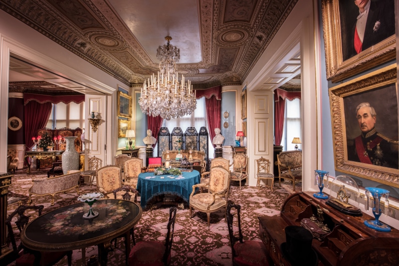 inside, furniture, cliffe castle, indoors, ornate, 8K, famous, art and craft, room, seat, upper class, the past, built structure, rooms, antique, decorated