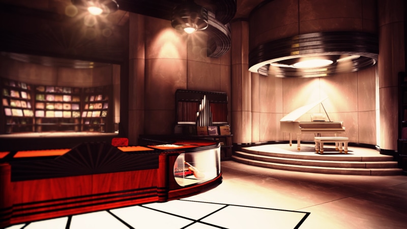 video games, wooden, brown, room, grand, rapture, burial, piano, bioshock, infinite, at, sea, 1080P, hd