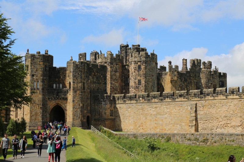 brown, the past, United Kingdom flag, old, concrete, group of people, ancient civilization, travel destinations, nature, visit, men, daytime, cloud - sky