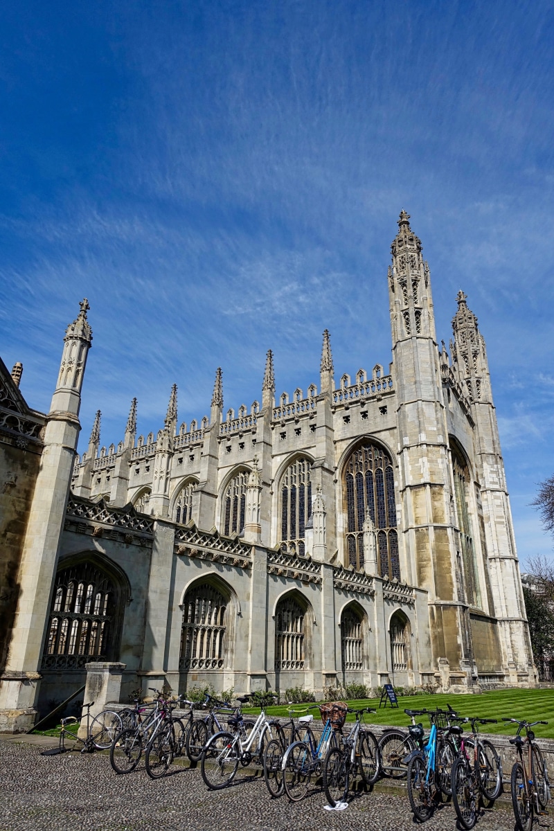 cloud - sky, England, building, cathedral, Historic, sky, building exterior, england, built Structure, outdoors, university, Cambridge, transportation