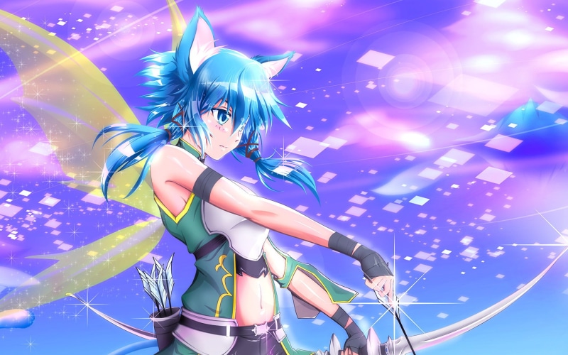 Sword Art Online II, 1080P, Sword Art Online, Asada Shino, Sinon (Sword Art Online)