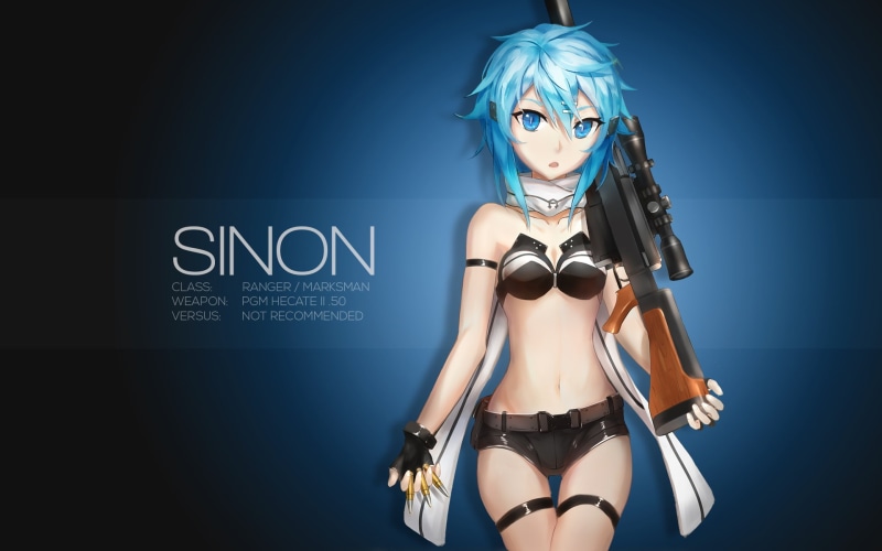 Sword Art Online Alternative: Gun Gale Online, Sword Art Online II, Sword Art Online, 1080P, Sinon (Sword Art Online)