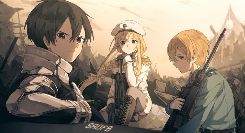 Sword Art Online, Sword Art Online: Alicization, Alice Zuberg, Kirito (Sword Art Online), 1080P, Kazuto Kirigaya, Eugeo (Sword Art Online)