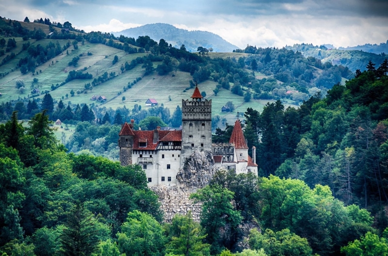 Castles, Bran Castle, 1080P