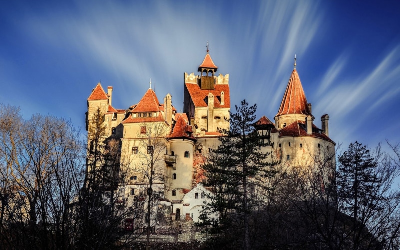 Bran Castle, Castle, Castles, Transylvania, Man Made, 1080P, Romania