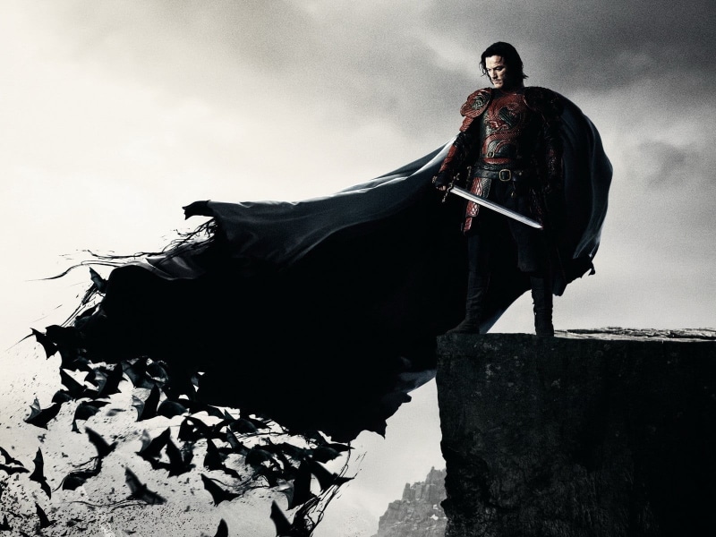 full length, Dracula untold, sculpture, adult, low angle view, Luke evans, nature, Vlad tepes, one person, young adult, sky, livestock, outdoors, day, representation