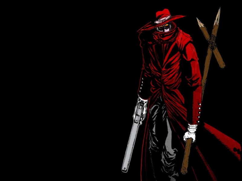 x, anime, 480P, hellsing, alucard, hd, art, vampires