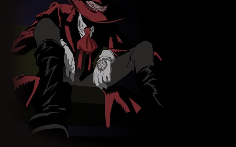vampires, hellsing, alucard, hd, art, anime, 720P