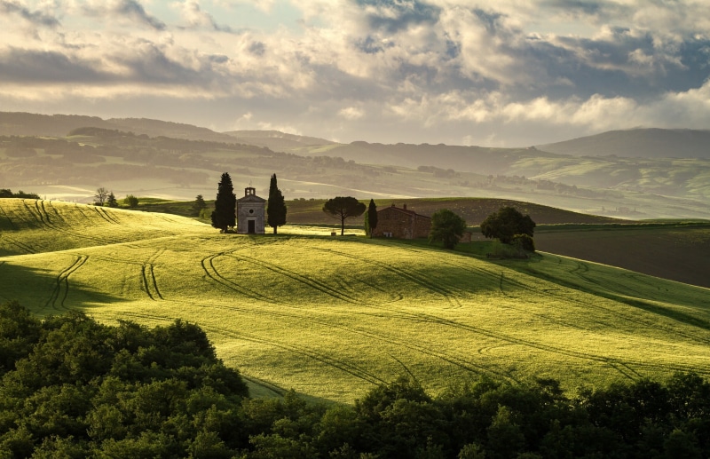 Italy, Tuscany, Pienza, 2K