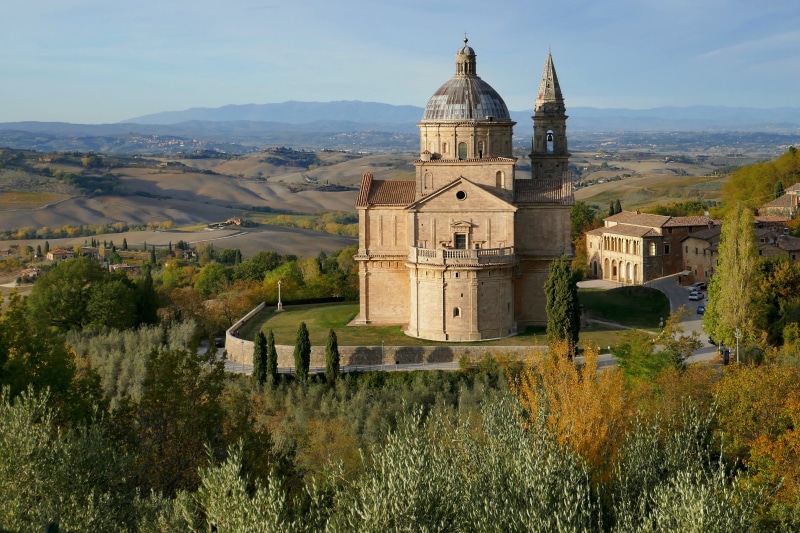 history, italy, spirituality, mountain range, church, san biagio, building, mountain, architecture, plant, nature, 4K, sky, built structure, tree, scenics - nature