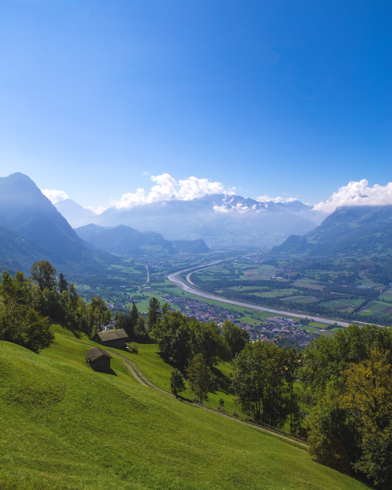 idyllic, land, mountain range, day, green color, 4K, non-urban scene, rolling landscape, plant, cloud - sky, outdoors, sky, environment, fir, scenics - nature