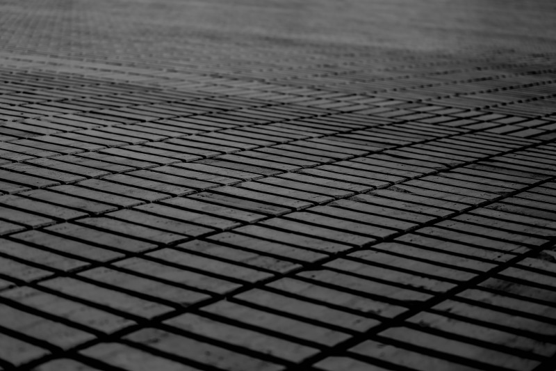 high angle view, no people, close-up, outdoors, full frame, backgrounds, bricks, floor, in a row, design, textured, vaduz, metal, liechtenstein center