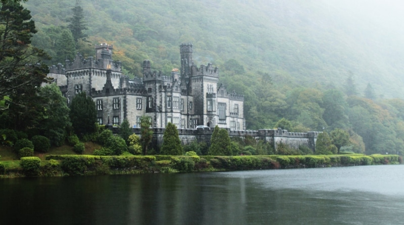 1080P, Ireland, Connemara, Kylemore Abbey, Religious