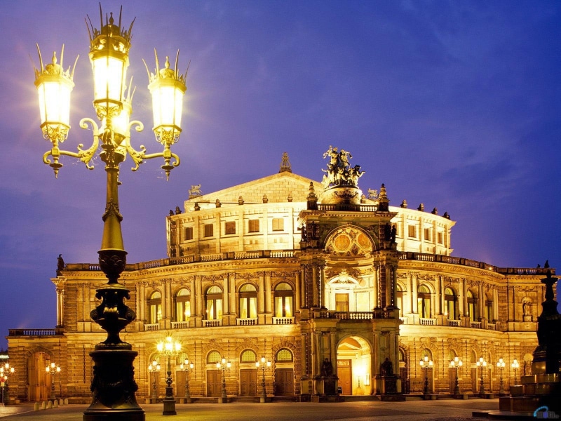 dresden, Dresden Semper Opera, architecture, semper, Germany, 720P, opera