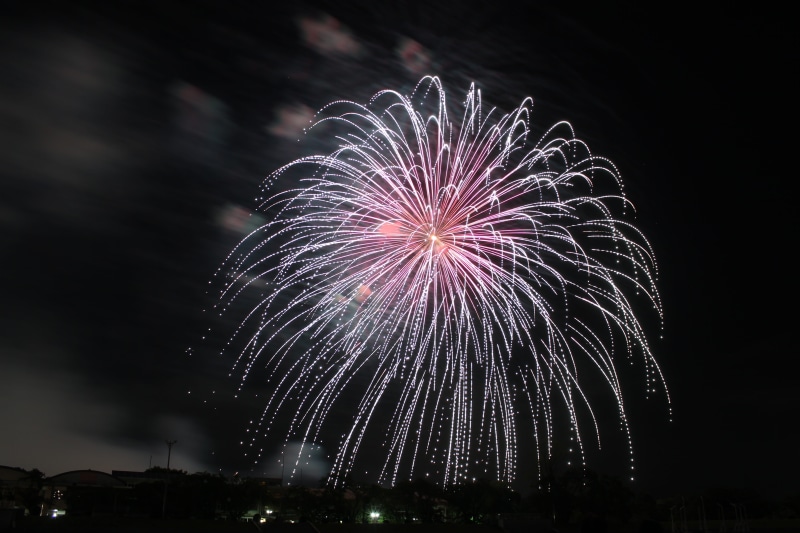 celebration, night, light, 5K, long exposure, Fireworks, motion, glowing, sky, Fukushima, illuminated, outdoors, firework, low angle view, 37 fukushima fireworks festival