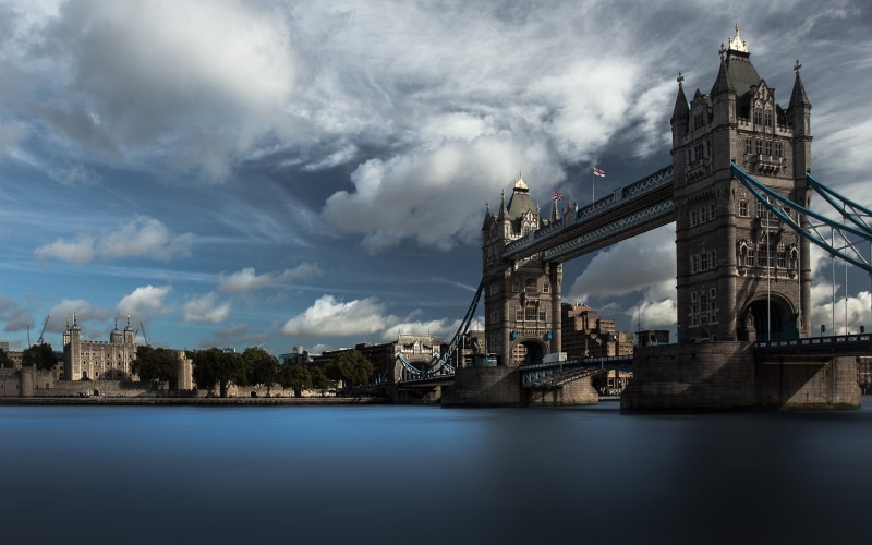 1080P, river, hd, clouds, architecture, london, bridge, tower