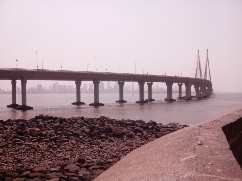 water, connection, nature, bridge - Man Made Structure, engineering, sky, architecture, outdoors, travel destinations, sea link, suspension bridge, mumbai