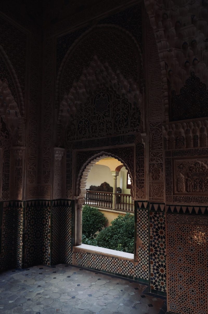 castle, ancient, religion, arabic, the past, place of worship, no people, architecture, 4K, gate, granada, built structure, arch, history, day, building