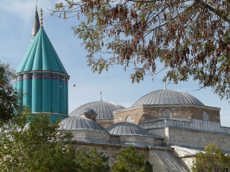 no people, outdoors, spirituality, day, Mausoleum, place of worship, tourism, plant, nature, tree, sky, building, cupola, religion, Mosque, built structure