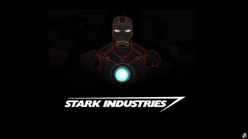 5K, Stark Industries, HD, Dark, Iron Man, Minimal, 5K