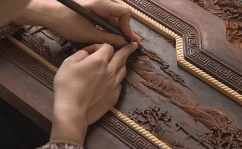 Embossed, religion, body part, belief, place of worship, history, people, spirituality, the court sandalwood carved, art and craft, landscape painting