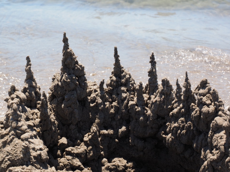 klecker castle, rock - object, solid, tranquility, relax, sea, sunlight, droplets burg, towers, recovery, land, rock, 4K, sandburg, holiday, build, castle