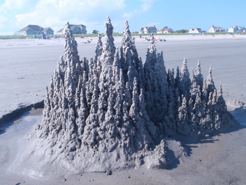tree, build, beauty in nature, nature, sand sculpture, ice, outdoors, digging, scenics - nature, landscape, land, tranquility, water, snow, summer, sunlight