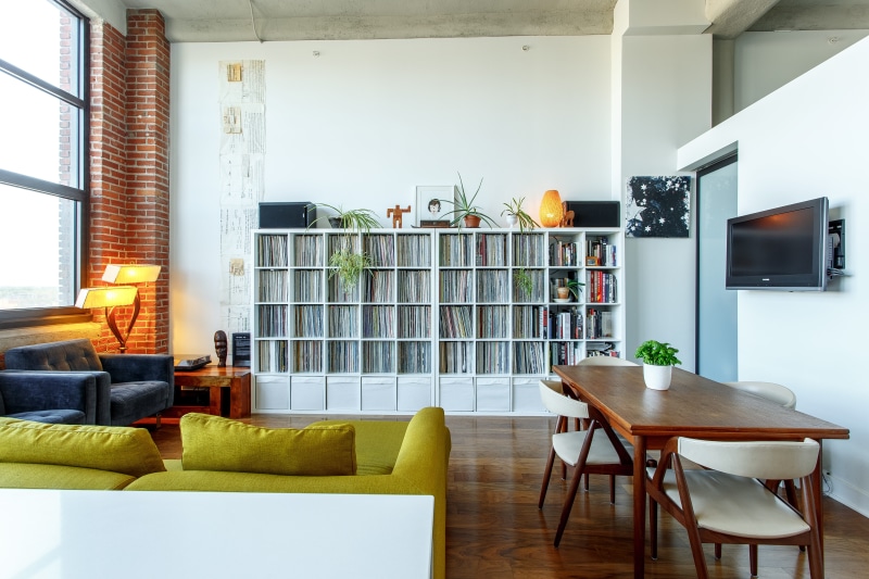 armchair, wooden, mansion, danish, music, chair, decoration, 5K, carpet - Decor, indoors, table, vinyl, condo, interior living room, lifestyles, loft